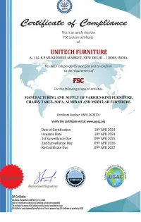 Certificate of Compliance – FSC