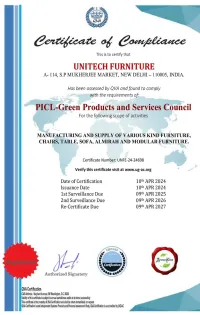 Certificate of Compliance – PICL Green Products and Services Council