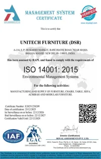 Management System Certificate - ISO 14001:2015