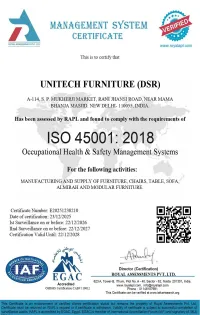 Management System Certificate ISO 45001: 2018