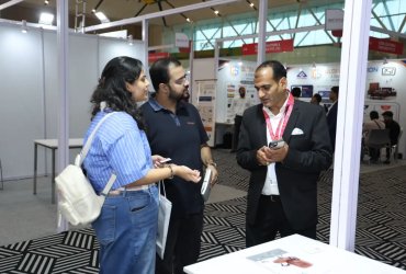 Customer Interaction at Exhibition