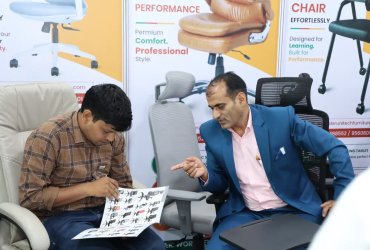Premium Office Seating Exhibition Display